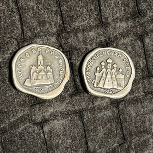 2 1980’s Russia Assumption Cathedral Lapel Pins
